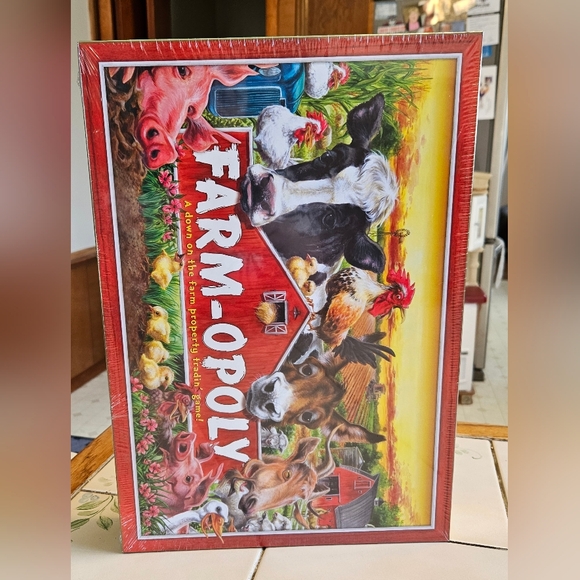 FARM-OPOLY Monopoly - Farming Theme Board Game - BRAND NEW , Still Sealed - Picture 1 of 3